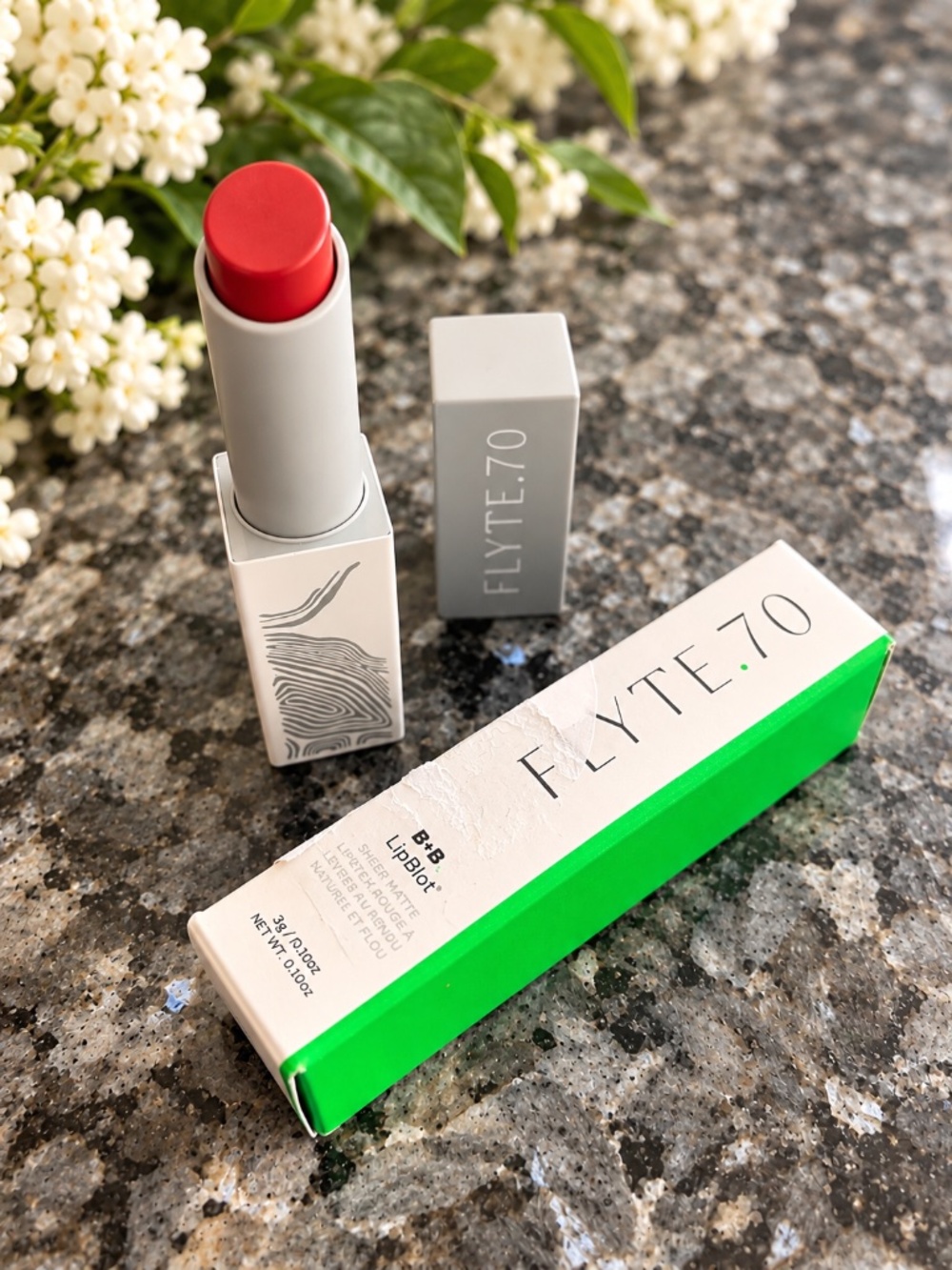 Flyte.70 B+B Sheer Matte Lipstick Red Skies NEW